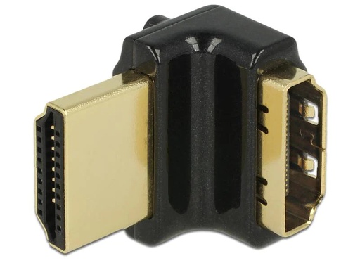 [90182732 1232877] Delock Adapter High Speed Ethernet 4K 90° HDMI - HDMI