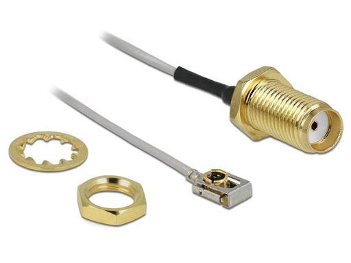 [90002666 905667] Delock Antennenkabel SMA zu MHF I LK, zum Einbau, 20cm