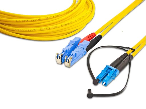 [90183037 1215856] Lightwin LWL-Patchkabel LSH-LC, Singlemode, Duplex, 1m