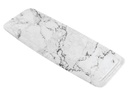 Kleine Wolke Badewanneneinlage Marble 36 x 92 cm, Grau-Marmor/Weiss