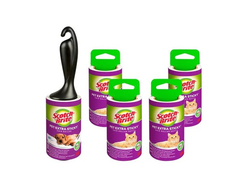 [90183254 1231551] Scotch-Brite Kleiderroller Scotch-Brite Pet Extra Sticky 48 Blatt