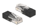 Delock RJ45 Stecker mit Abschlusswiderstand
