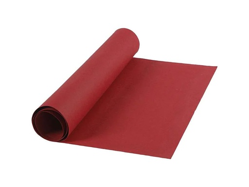 [90183692 1250080] Creativ Company Lederpapier Rolle, 350 g, 1 Stück, Rot