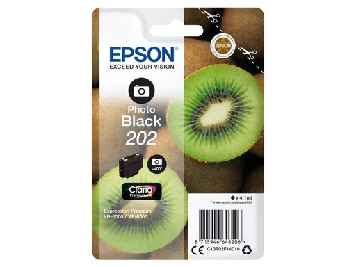 [90183736 1250284] Epson Tinte Nr. 202 / C13T02F14010 Photo Black