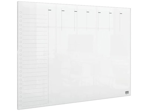 [90183800 1226979] Nobo Acryl-Notiztafel Wochenplaner A3,  Transparent
