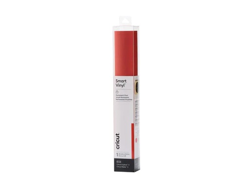 [90183863 1222581] Cricut Vinylfolie Smart Glanz, Permanent 33 x 91 cm, Rot