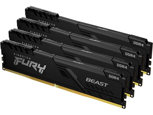 [90184034 1242636] Kingston DDR4-RAM FURY Beast 3600 MHz 4x 16 GB