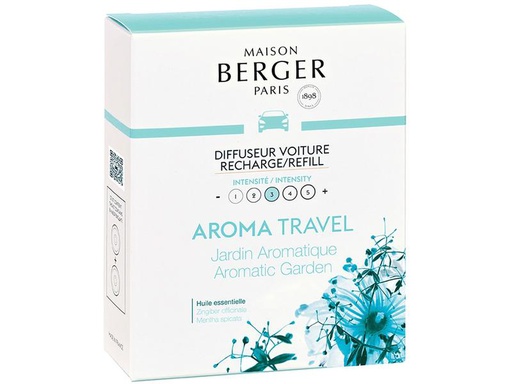 [90184065 1232906] Maison Berger Autodiffusor Refill Travel Aromatischer Garten 2 Stück