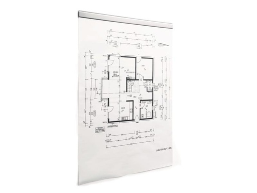 [90027013 888492] DURABLE Papierklemme Durafix Rail 297 mm Silber