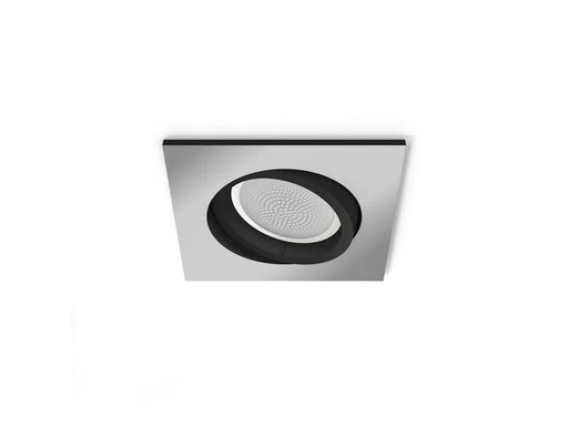 [90184299 1238527] Philips Hue Einbauspot White &amp; Color Ambiance, Centura, Silber, Eckig