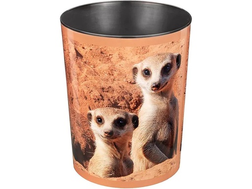 [90184418 1239008] Läufer Papierkorb Erdmännchen, 13 l