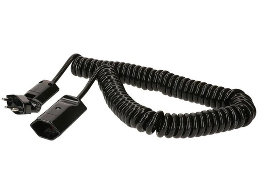 [90184514 1252299] Max Hauri Verlängerungskabel 4 m T13 - T12 ClipClap, Schwarz