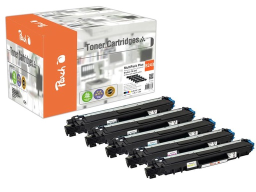 [90184658 1235791] Peach Toner Brother TN-243 2x Black, 1x Cyan, Magenta, Yellow