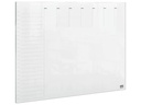 Nobo Acryl-Notiztafel Wochenplaner A4, Transparent