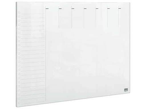 [90184700 1226978] Nobo Acryl-Notiztafel Wochenplaner A4, Transparent