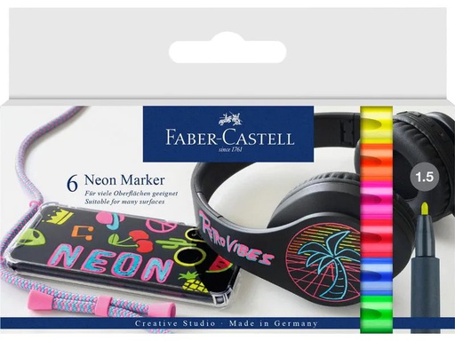 [90184739 1229553] Faber-Castell Textmarker Neon Mehrfarbig