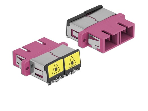 [90184807 1251460] Delock LWL-Kupplung SC – SC Duplex Multimode OM4 1 Stück
