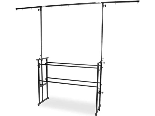 [90184830 1246220] Vonyx DJ Booth Stand DB7 Schwarz