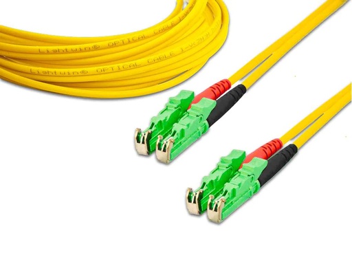 [90184866 1215846] Lightwin LWL-Patchkabel LSH/APC-LSH/APC, Singlemode, Duplex, 1m