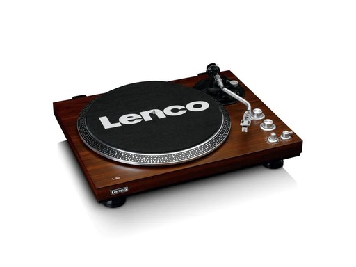 [90185439 1247737] Lenco Plattenspieler L-92 Braun