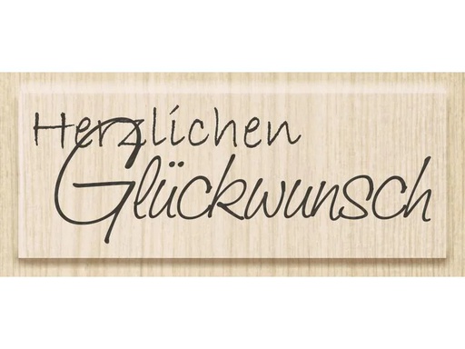 [90185468 1242881] Heyda Stempel Glückwunsch 1 Stück