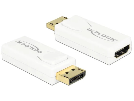 [90027165 615371] Delock Adapter Displayport - HDMI aktiv, 4K, weiss