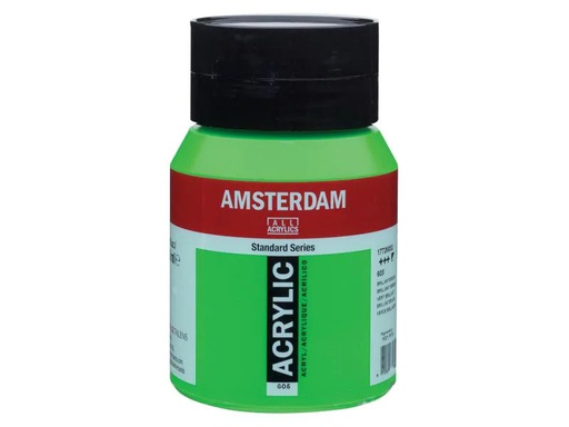 [90027220 995974] Amsterdam Acrylfarbe Standard 605 Brillantgrün halbdeckend, 500 ml