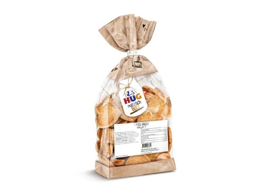 [90185577 1243359] HUG Guetzli Nuss-Härzli 500 g