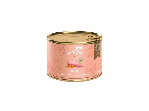 [90185591 1244524] Terra Faelis Nassfutter Adult getreidefrei mit Huhn, 200 g