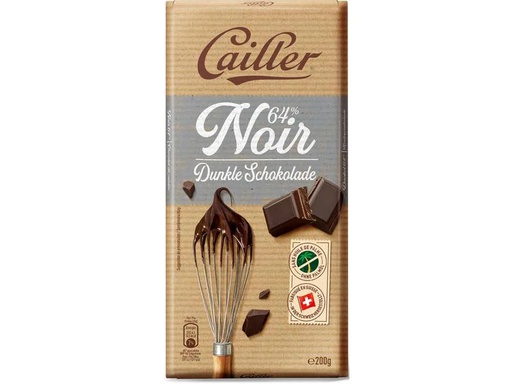 [90185818 1244712] Cailler Dunkle Tafelschokolade 64% 200 g