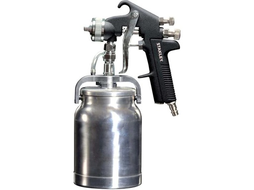 [90027299 956975] Stanley Druckluft-Spritzpistole Professional mit 1 Liter Saugbecher