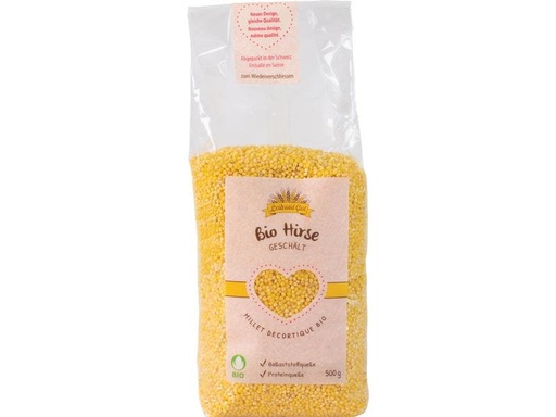 [90186299 1256034] Leib und Gut Bio Hirse ganz geschält 500 g