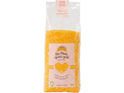 [90186300 1256038] Leib und Gut Bio Mais Griess grob Bramata 500 g