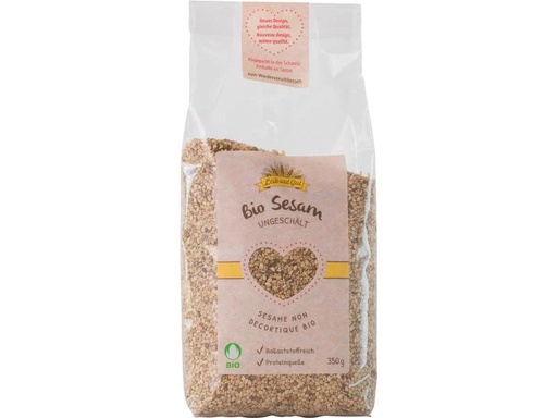 [90186337 1256036] Leib und Gut Bio Sesam ungeschält 350 g