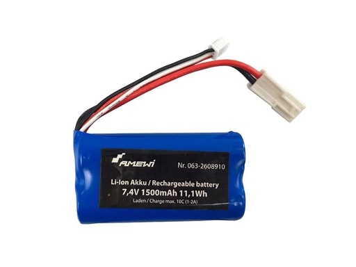 [90027439 1195386] Amewi RC-Akku Li-Ion 1500 mAh 7.4 V, 20C