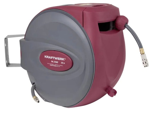 [90027513 623184] Kraftwerk Druckluft-Schlauchaufroller 20m
