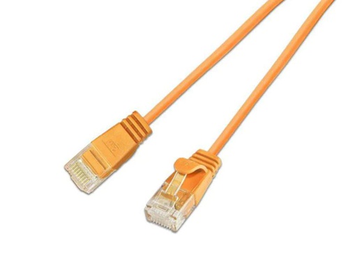 [90027519 353717] SLIM Slimpatchkabel RJ-45 - RJ-45, Cat 6, UTP, 2 m, Orange