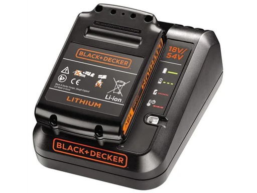 [90027554 998472] BLACK+DECKER Akku und Ladegerät Starter-Kit, 18V 2A Ladegerät + 2,0 Ah