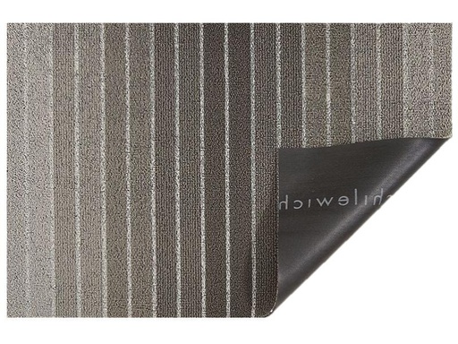 [90027587 1070864] Chilewich Fussmatte Block Stripe Taupe 46 cm x 71 cm