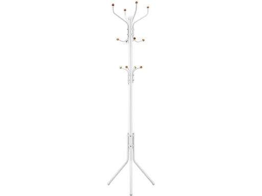 [90186469 1172468] Songmics Garderobenständer 182 cm, Weiss, Metall
