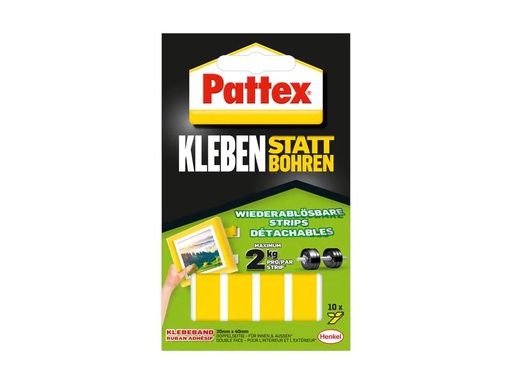 [90186520 1255263] Pattex Montageband 2 x 4 cm, 10 Stück