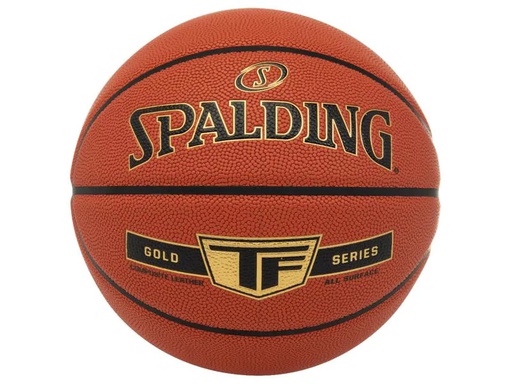 [90186716 1255199] SPALDING Basketball TF Gold Grösse 7