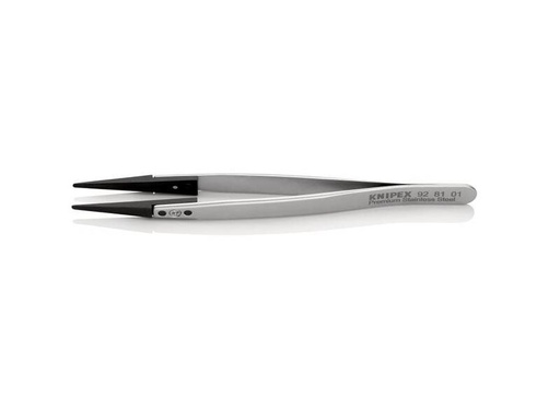 [90186764 1249497] Knipex Pinzette mit Wechselspitzen, ESD, Gerade 130 mm