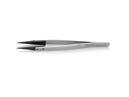 [90186986 1249501] Knipex Pinzette mit Wechselspitzen, ESD, Gerade 130 mm