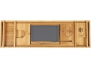 Songmics Bad-Utensilienhalter ausziehbar Braun