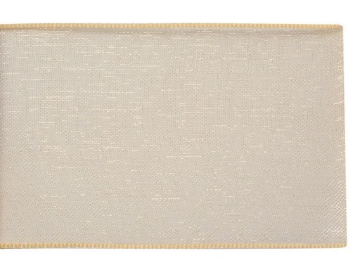 [90027736 922875] Glorex Organzaband 25 mm x 5 m, Crème