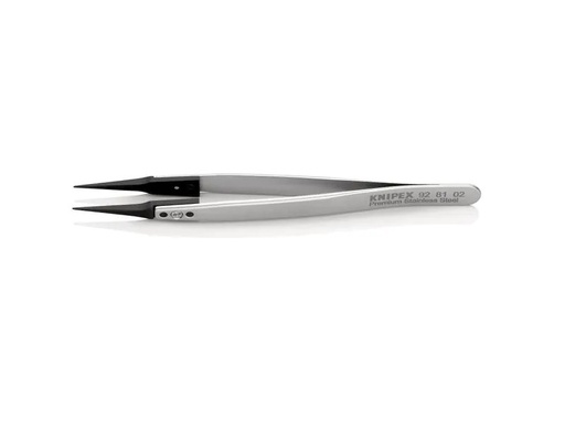 [90187175 1249498] Knipex Pinzette mit Wechselspitzen, ESD, Gerade 130 mm