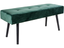 House Nordic Bank Skiby 100 x 44 cm, Grün/Schwarz