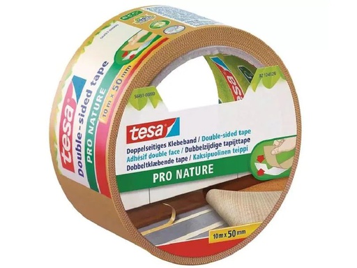 [90187419 1258542] tesa Doppelseitiges Klebeband Pro Nature 50 mm x 10 m
