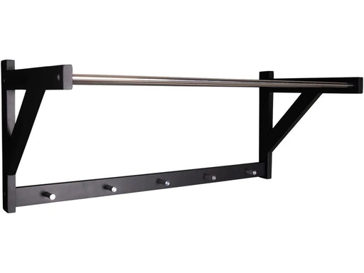 [90187516 1249662] House Nordic Garderobenleiste Padova 78 x 34 cm, Schwarz/Silber